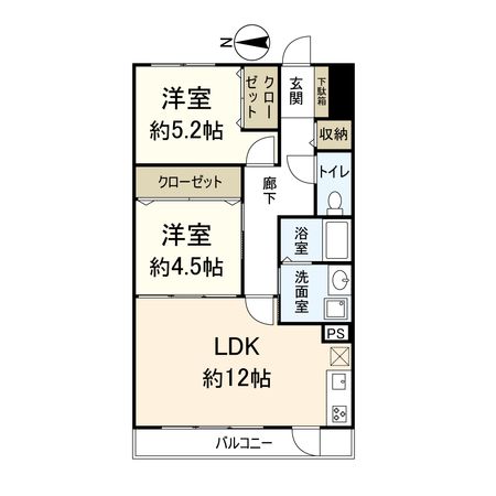 セントポリア武庫之荘 間取図(平面図) セントポリア武庫之荘 間取図(平面図)