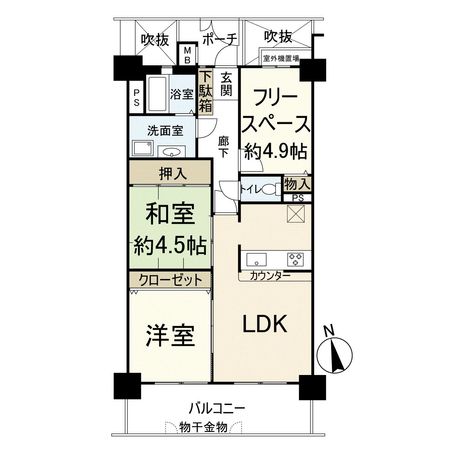 シティパーク武庫之荘 間取図(平面図) シティパーク武庫之荘 間取図(平面図)