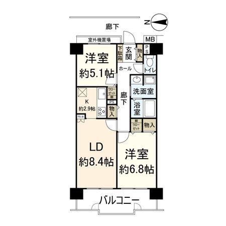 セントポリア武庫之荘 間取図(平面図) 間取図(平面図)