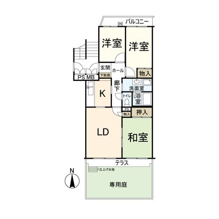 武庫之荘パークマンション 間取図(平面図) 武庫之荘パークマンション 間取図(平面図)