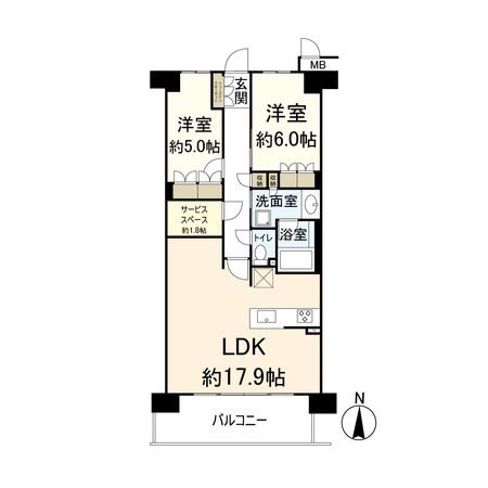 ジオ武庫川 間取図(平面図) ジオ武庫川 間取図(平面図)