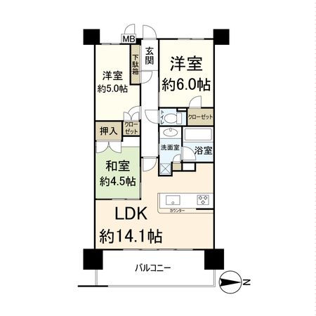 間取図(平面図)
