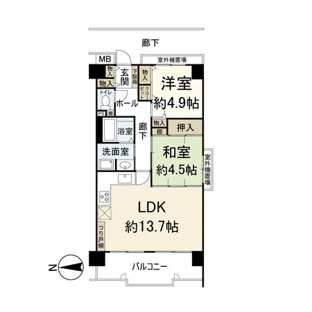 セントポリア武庫之荘 間取図(平面図) セントポリア武庫之荘 間取図(平面図)