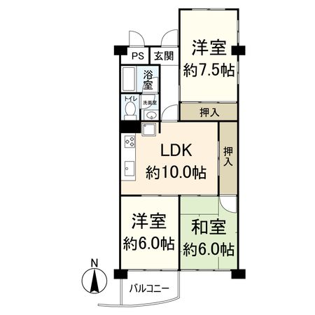 下の森住宅 間取図(平面図) 下の森住宅 間取図(平面図)