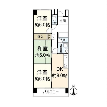 新武庫ハイツ 間取図(平面図) 新武庫ハイツ 間取図(平面図)