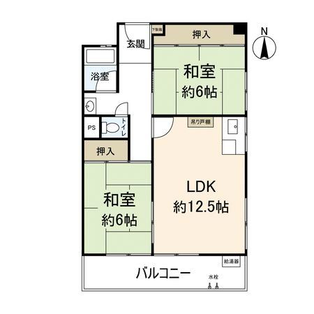 グリーンハイツ武庫之荘 間取図(平面図) グリーンハイツ武庫之荘 間取図(平面図)