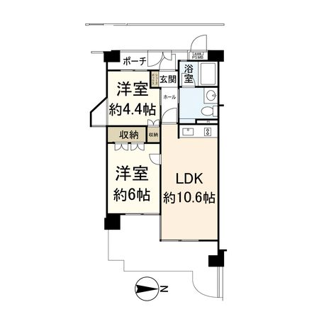 北武庫之荘フレックス 間取図(平面図) 北武庫之荘フレックス 間取図(平面図)