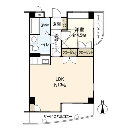 武庫之荘フレックスⅢ 間取図(平面図) 間取図(平面図)