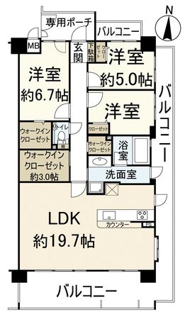 間取図(平面図)