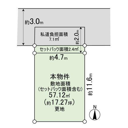 東大阪市俊徳町1丁目 区画図
