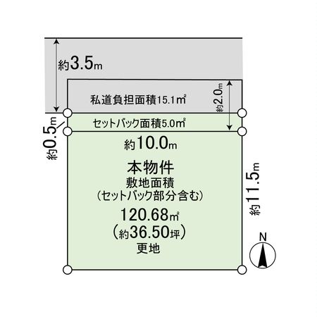 東大阪市俊徳町1丁目 区画図