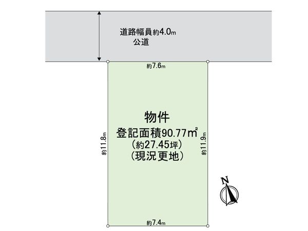 東大阪市南鴻池町2丁目 区画図 東大阪市南鴻池町2丁目 区画図