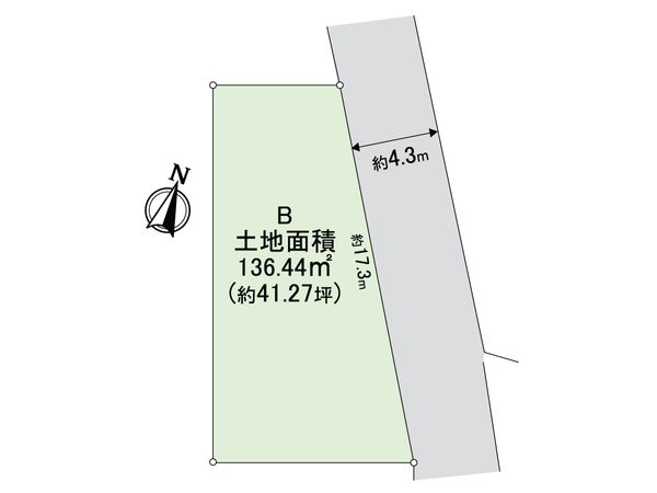 大阪府八尾市山本町北4丁目 区画図 大阪府八尾市山本町北4丁目 区画図