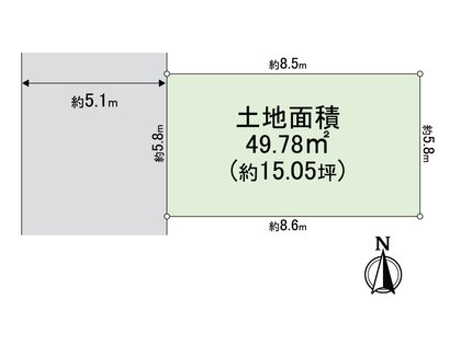 大阪府東大阪市鷹殿町 区画図