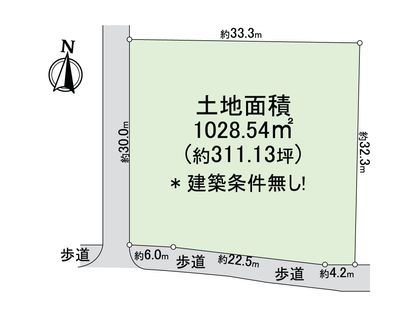 大阪府東大阪市吉田下島 区画図