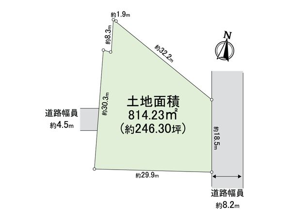 大阪府東大阪市花園本町2丁目 区画図 大阪府東大阪市花園本町2丁目 区画図