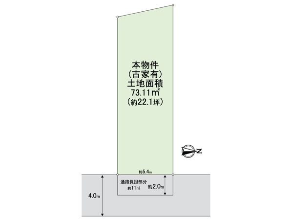 八尾市山本高安町2丁目 区画図 八尾市山本高安町2丁目 区画図