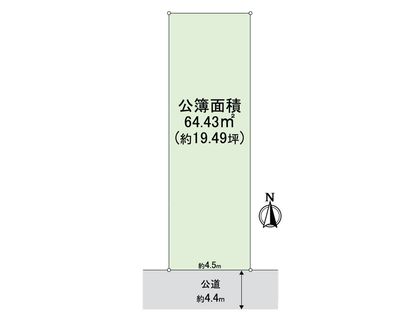 大阪府八尾市老原6丁目 区画図