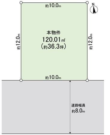 大阪府大阪市東成区深江南2丁目 区画図