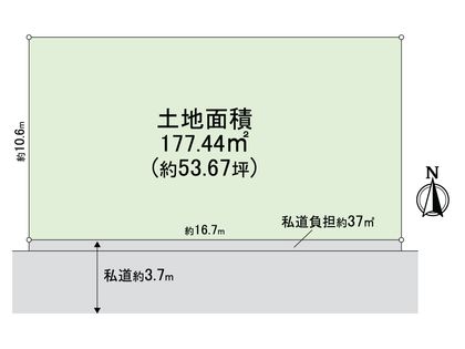 大阪府八尾市堤町1丁目 区画図