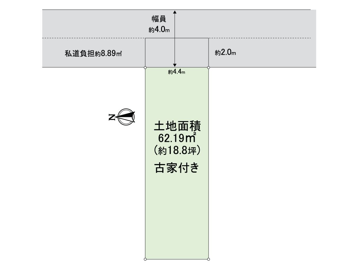 大阪府八尾市山本町南7丁目 区画図 区画図