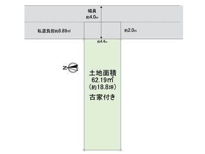 大阪府八尾市山本町南7丁目 区画図