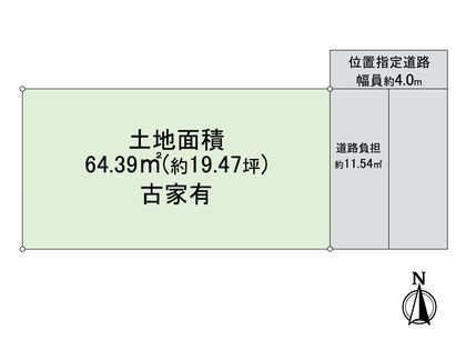 大阪府八尾市大字山畑 区画図