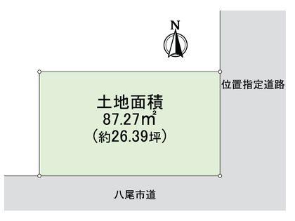 大阪府八尾市大竹5丁目 区画図