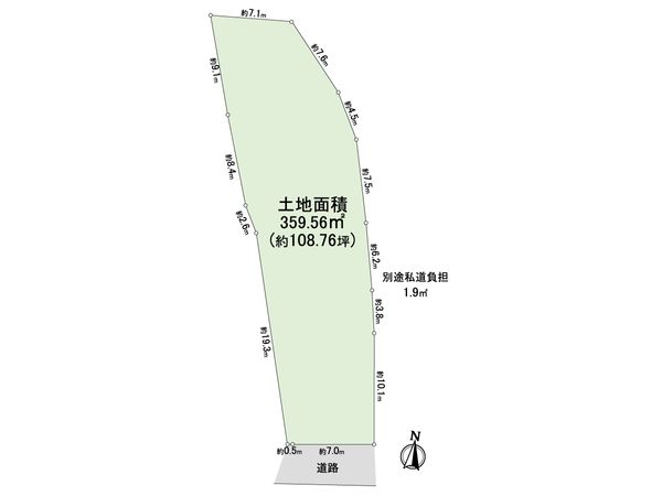 大阪府東大阪市東石切町2丁目 区画図 大阪府東大阪市東石切町2丁目 区画図