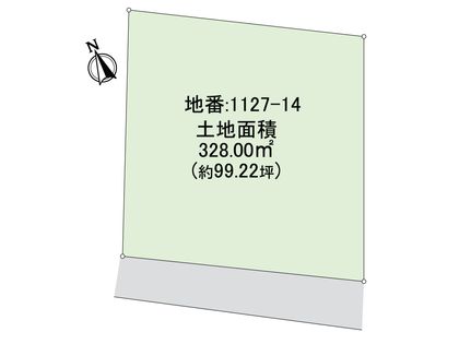 大阪府東大阪市山手町 区画図