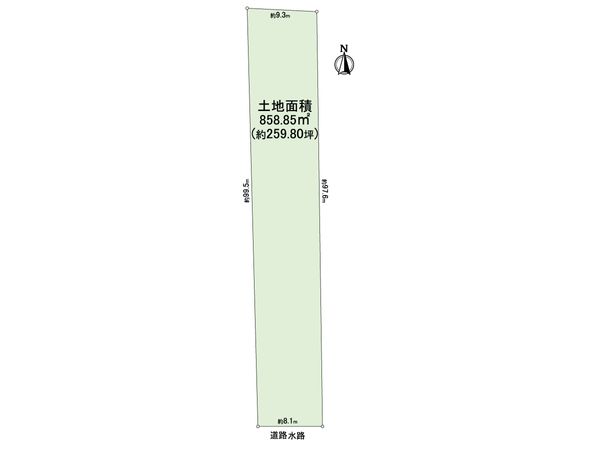 大阪府柏原市円明町 区画図