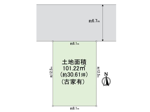 大阪府柏原市大字高井田 区画図