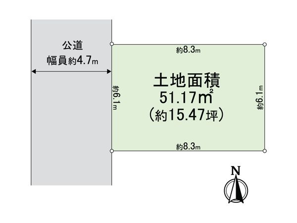 大阪府東大阪市若江北町2丁目 区画図 大阪府東大阪市若江北町2丁目 区画図