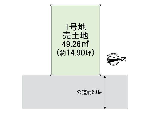 大阪府柏原市大正3丁目 区画図 大阪府柏原市大正3丁目 区画図