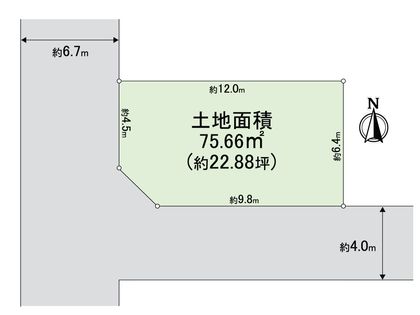 大阪府東大阪市吉田3丁目 区画図