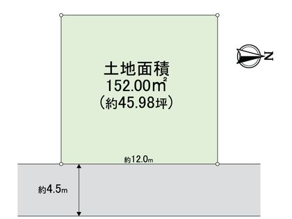 大阪府八尾市北久宝寺3丁目 区画図