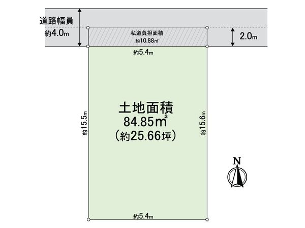 大阪府八尾市刑部2丁目 区画図 区画図