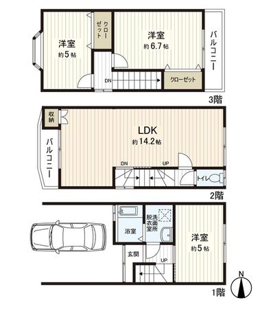 間取図(平面図)