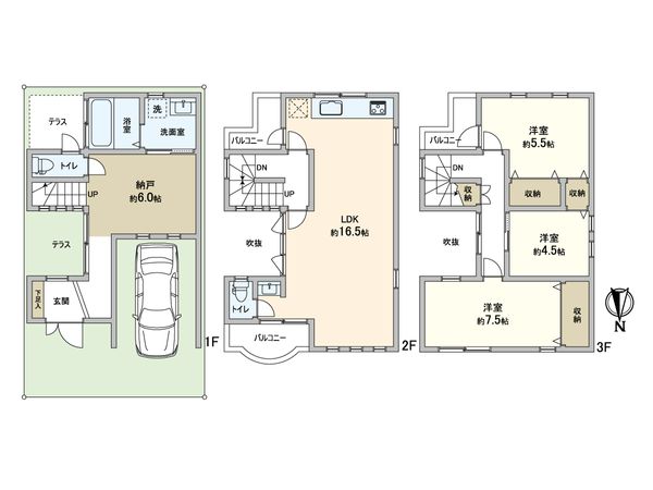 東大阪市小阪本町2丁目 間取図(平面図)