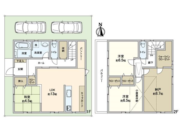 八尾市志紀町2丁目 間取図(平面図)