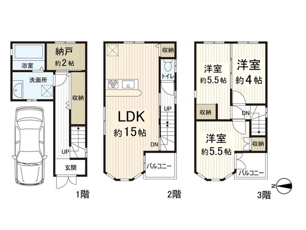 東大阪市長堂2丁目 間取図(平面図) 東大阪市長堂2丁目 間取図(平面図)