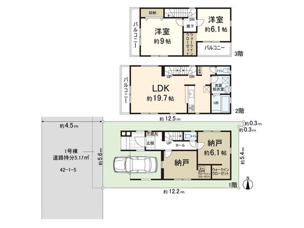 東大阪市永和3丁目 間取図(平面図)