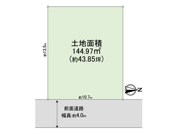 八尾市緑ヶ丘3丁目 区画図
