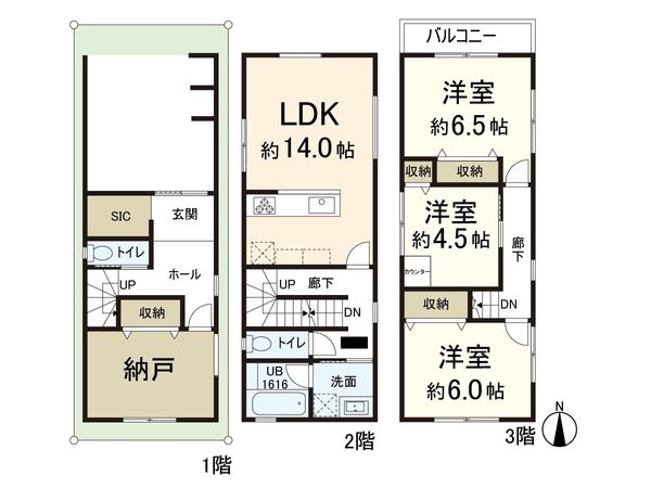 東大阪市花園東町2丁目 間取図(平面図)