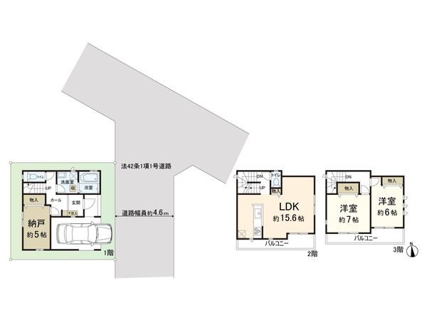 八尾市志紀町南4丁目 間取図(平面図)