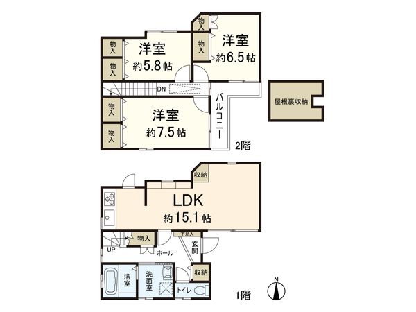 東大阪市新家西町 間取図(平面図)