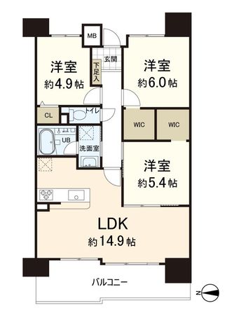 ダイアパレス新石切フォレストタウン292 間取図(平面図) 間取図(平面図)
