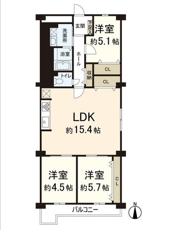 弥刀ハウス 間取図(平面図) 弥刀ハウス 間取図(平面図)