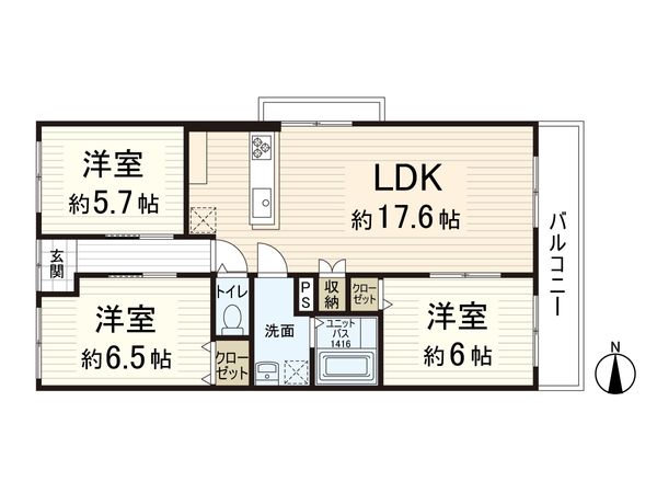 コスモハイツ小阪 間取図(平面図) コスモハイツ小阪 間取図(平面図)