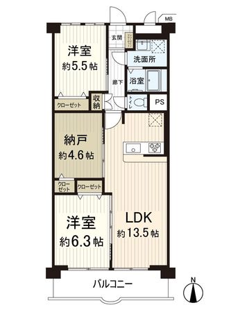 第一シャトー八戸ノ里 間取図(平面図) 第一シャトー八戸ノ里 間取図(平面図)